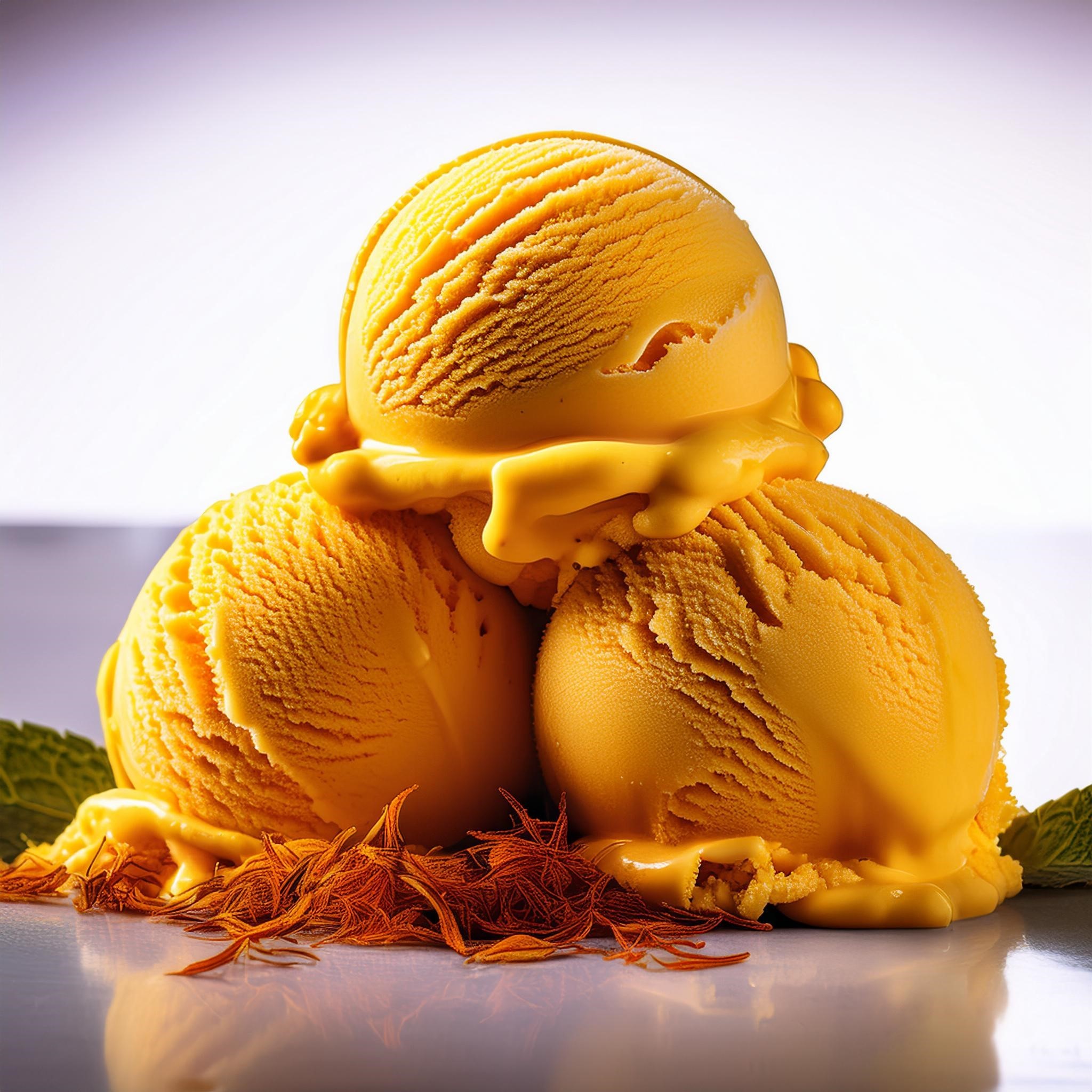 Safran Eiscreme