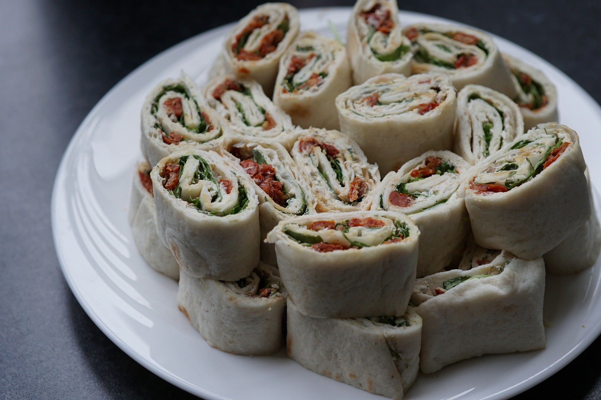 Wrap mit Spinat & Vegan Hack